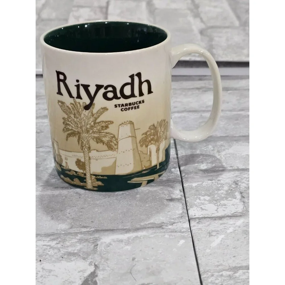 Starbucks RIYADH‎ Collector Series Coffee Mug 16oz 2011 Saudi Arabia Rare VHTF